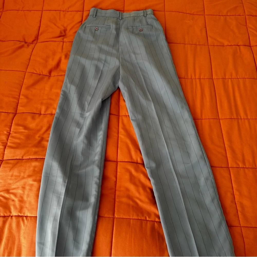 The Frankie Shop Bea Fluid Stripe Suit Pants – Powder Blue size XSmall - Picture 6 of 11